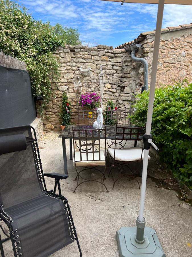 La Terrasse De Caromb Face Au Mont Ventoux Avec Climアパートメント エクステリア 写真